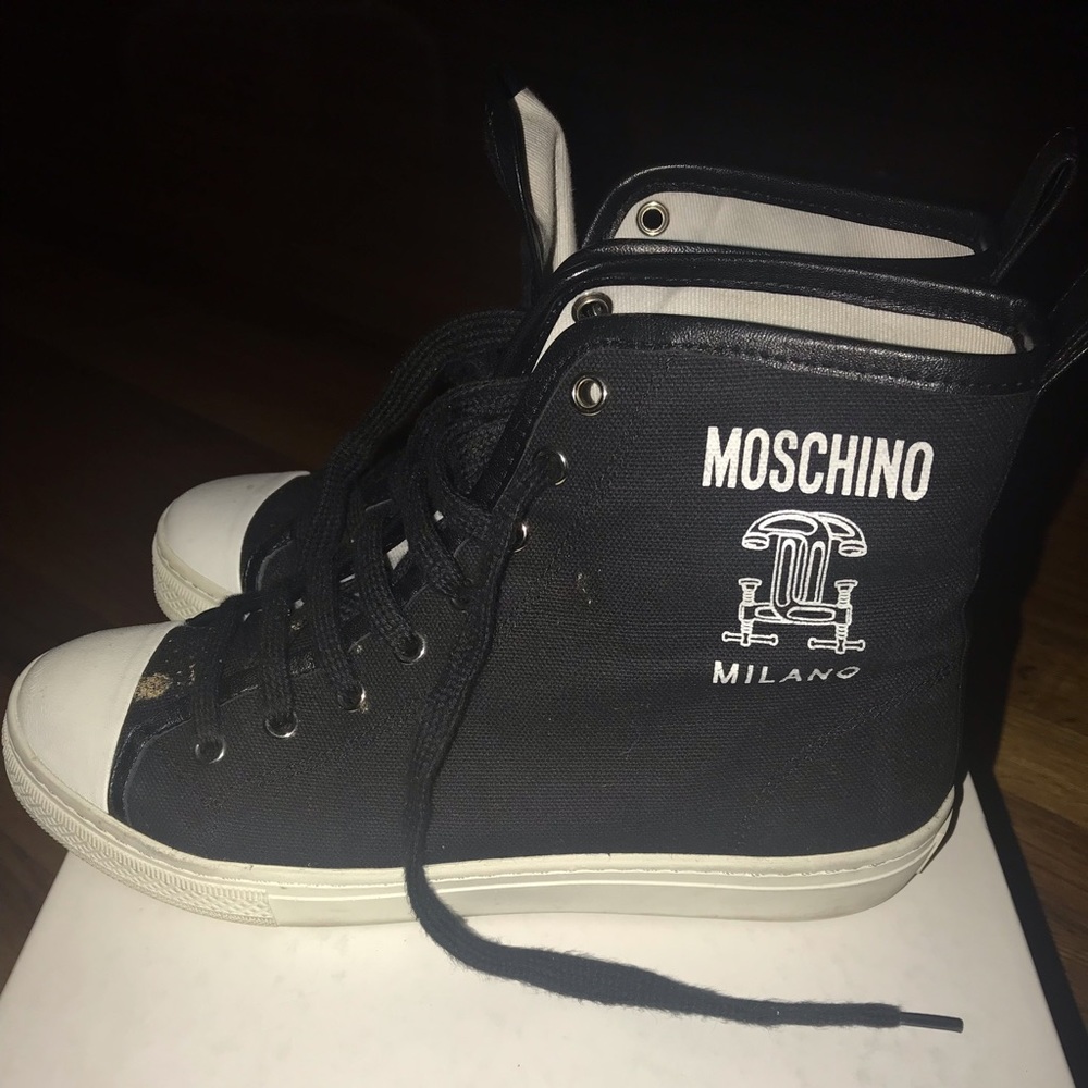 Moschino Hi Top Sneakers
